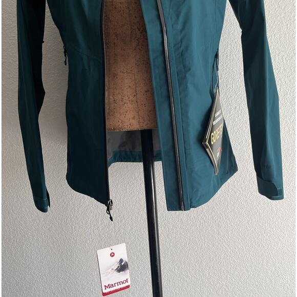 NWT Marmot Gore-tex Knife Edge Jacket Women's Size Small Green - Picture 7 of 16
